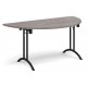 Deco Semi-Circular Curved Folding Leg Meeting Table